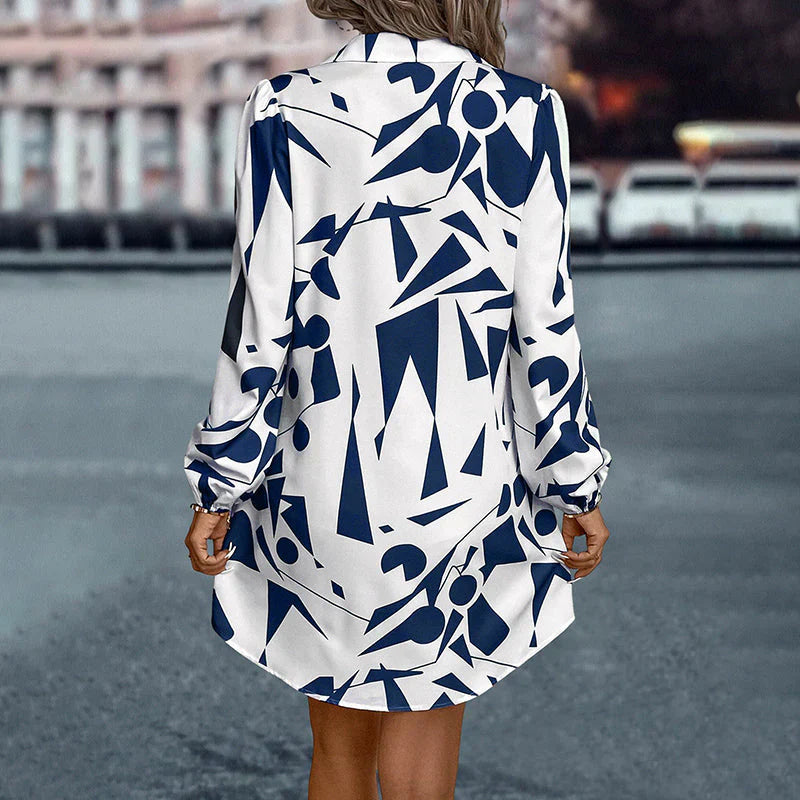 EP | Robe t-shirt avec impression abstraite