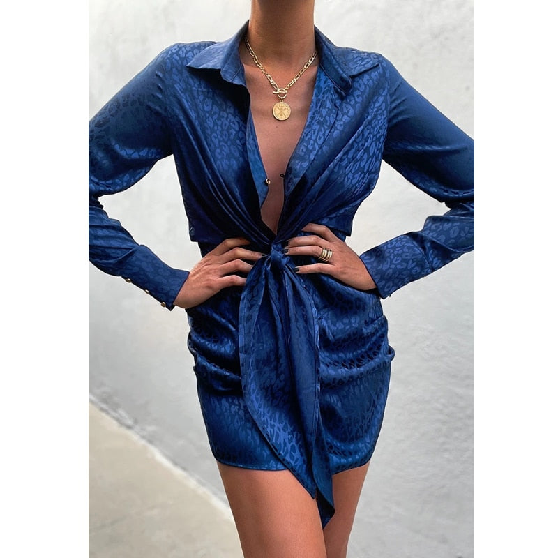 EP | Mini-robe élégante avec motif léopard