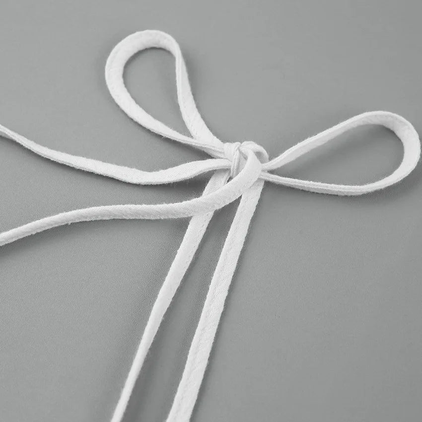 EP | Robe d'été blanche à lacets
