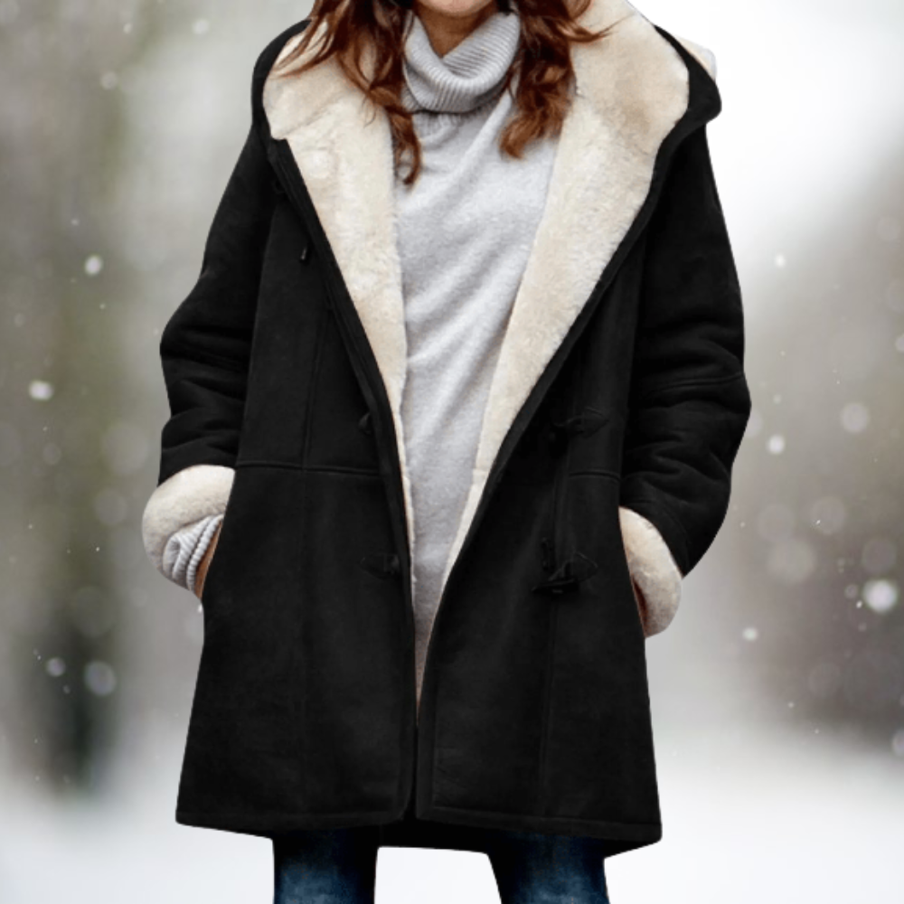 EP | Manteau premium avec capuche mi-longue