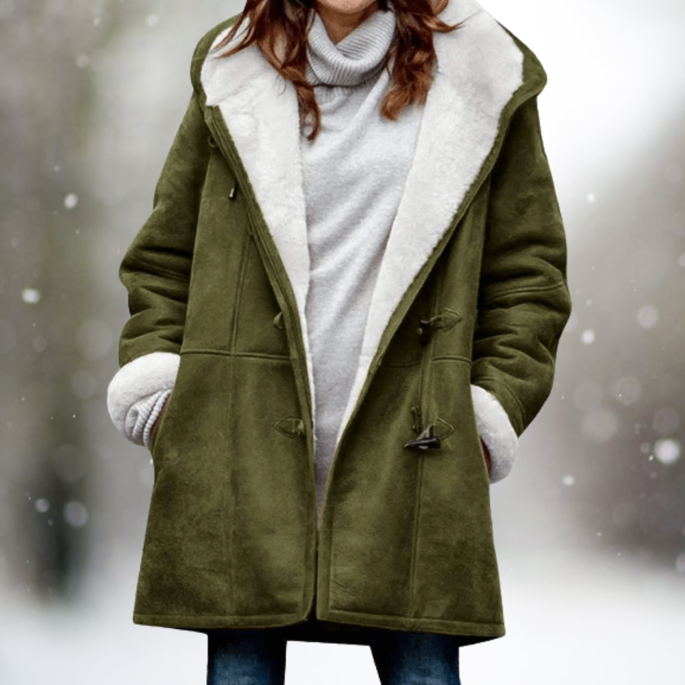 EP | Manteau premium avec capuche mi-longue