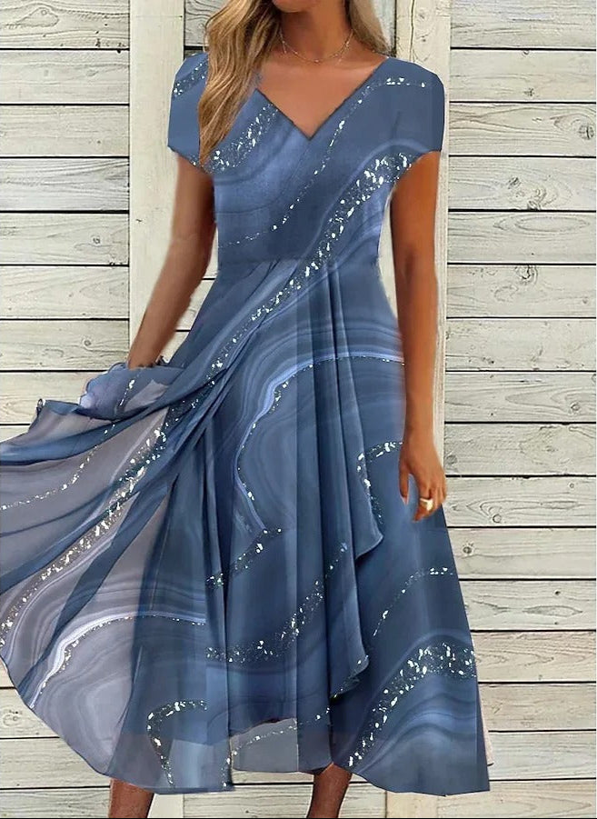 EP | Robe midi col V