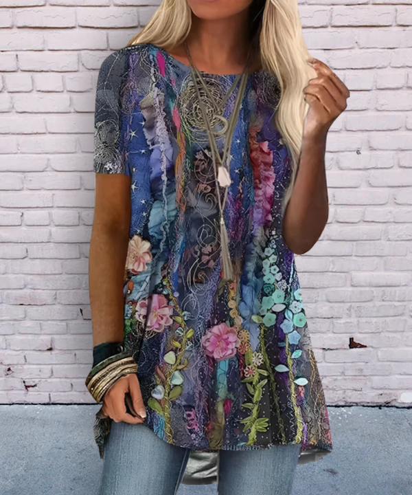 ND | chemise imprimée d'inspiration boho