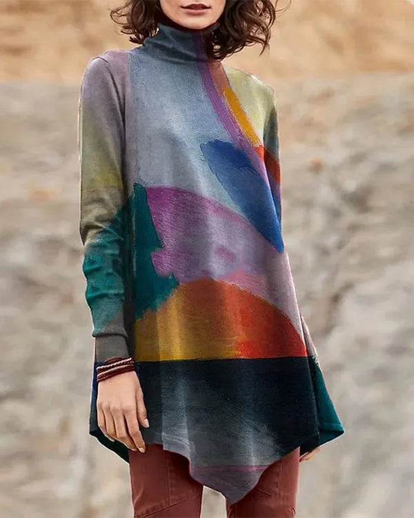 ND | Blouse à col roulé à manches longues