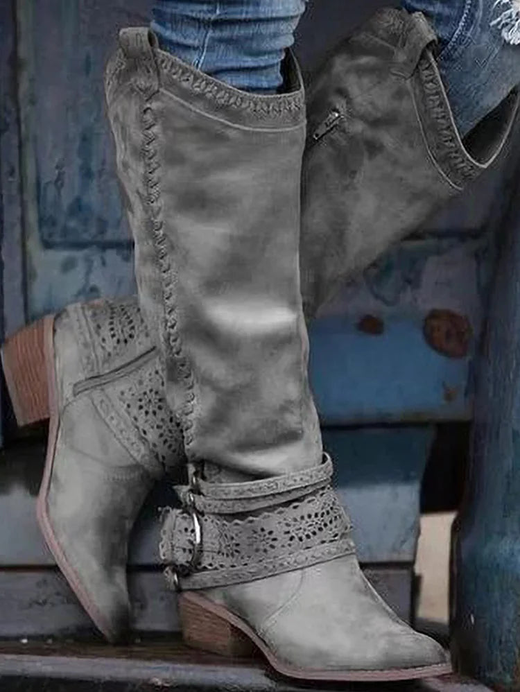 EP | Bottes en cuir vintage