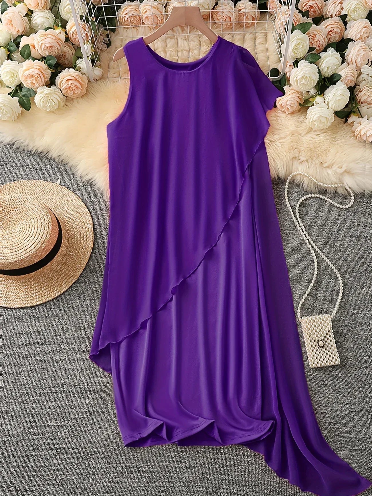EP | ROBE MIDI SANS MANCHES INTEMPORELLE