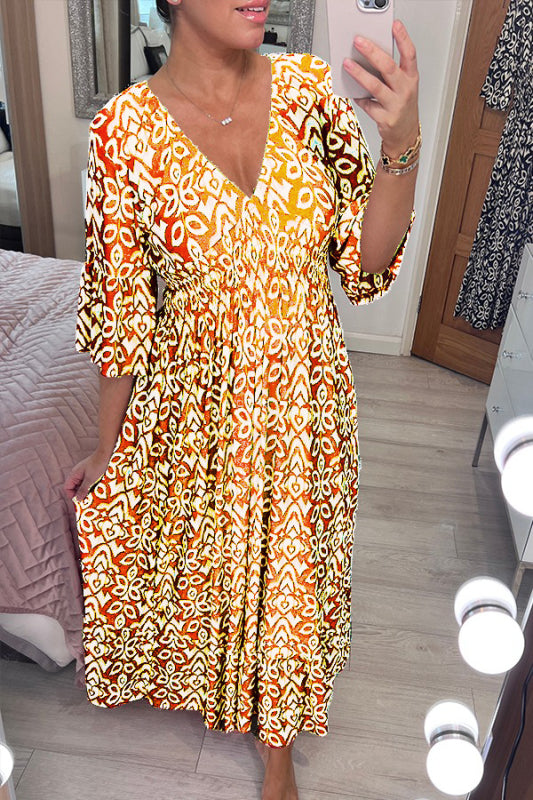 EP | Robe longue avec décolleté en V