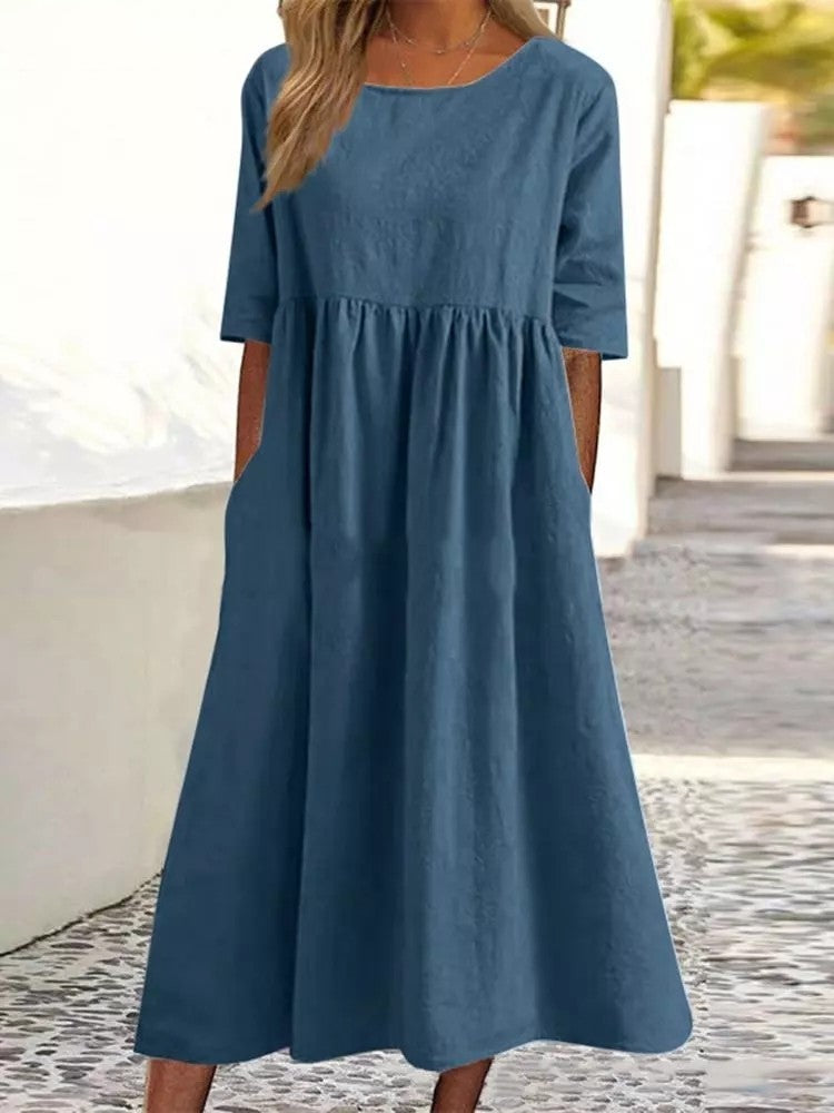 EP | Robe noire midi | Robe midi à manches longues | Robes midi pour femmes