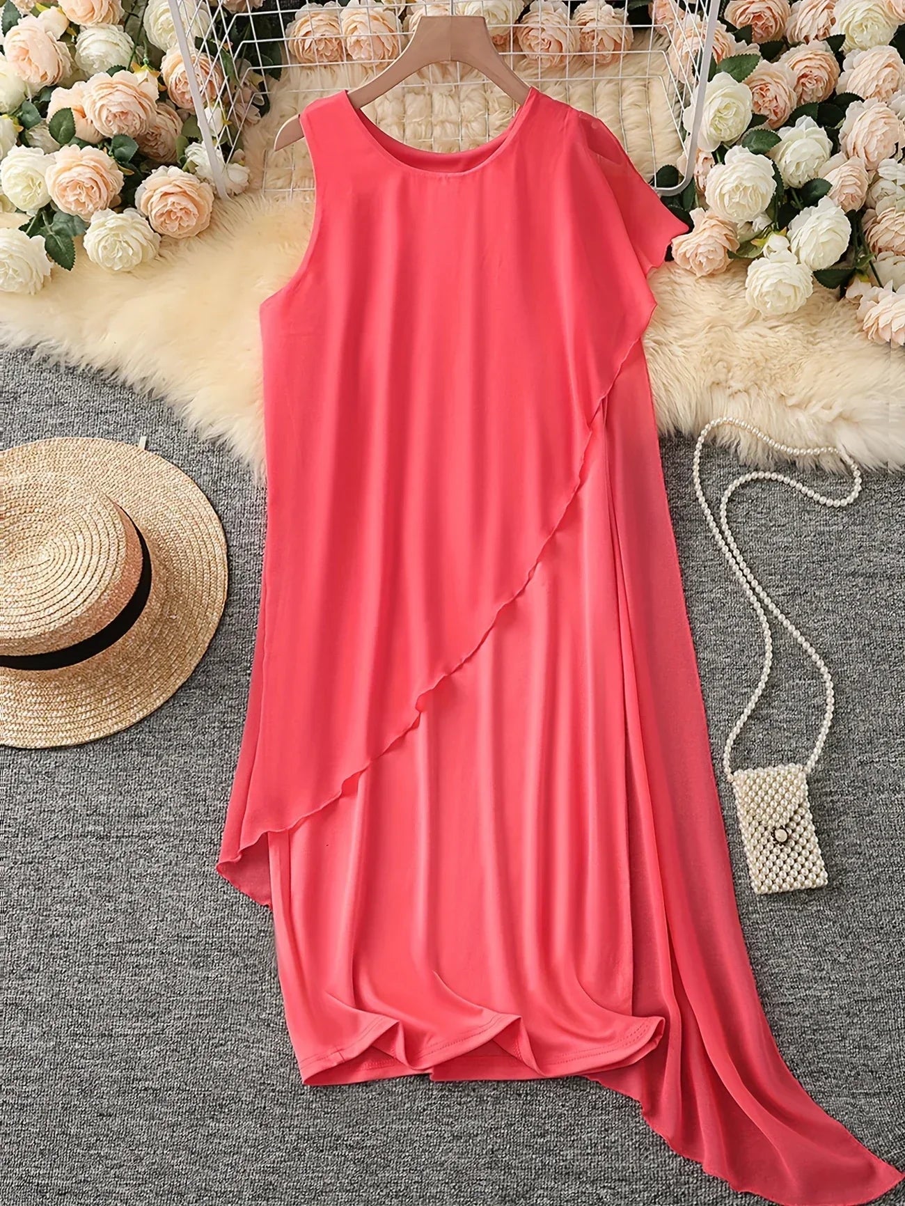 EP | ROBE MIDI SANS MANCHES INTEMPORELLE