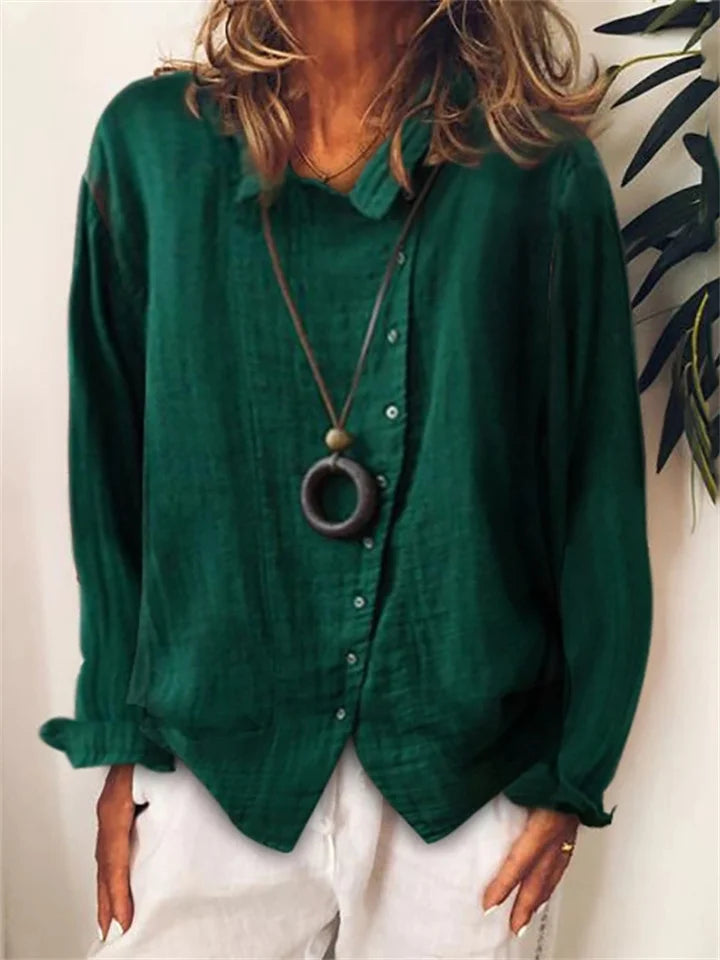 ND | Blouse à boutons asymétrique
