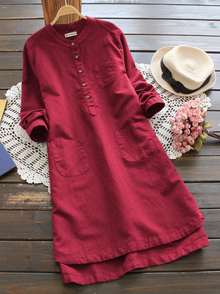 EP | Mini-robes à manches longues avec boutons