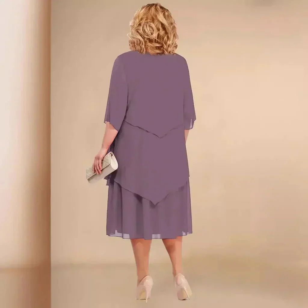 EP | ROBE MIDI AVEC OURLET STRATIFIÉ.