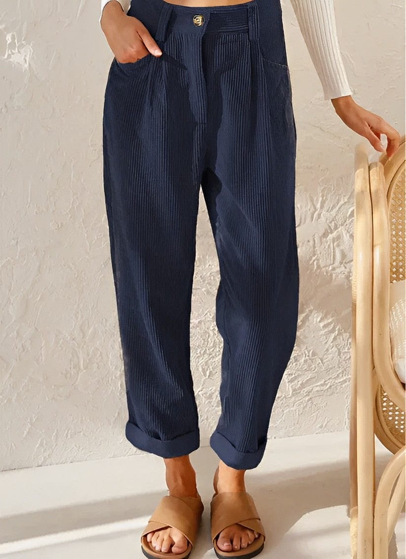 ND | Pantalons stylés en velours côtelé