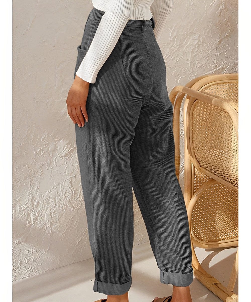 ND | Pantalons stylés en velours côtelé
