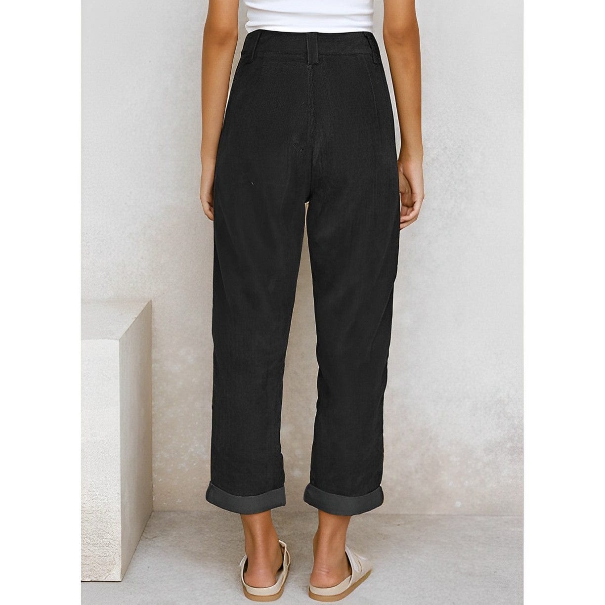 ND | Pantalons stylés en velours côtelé
