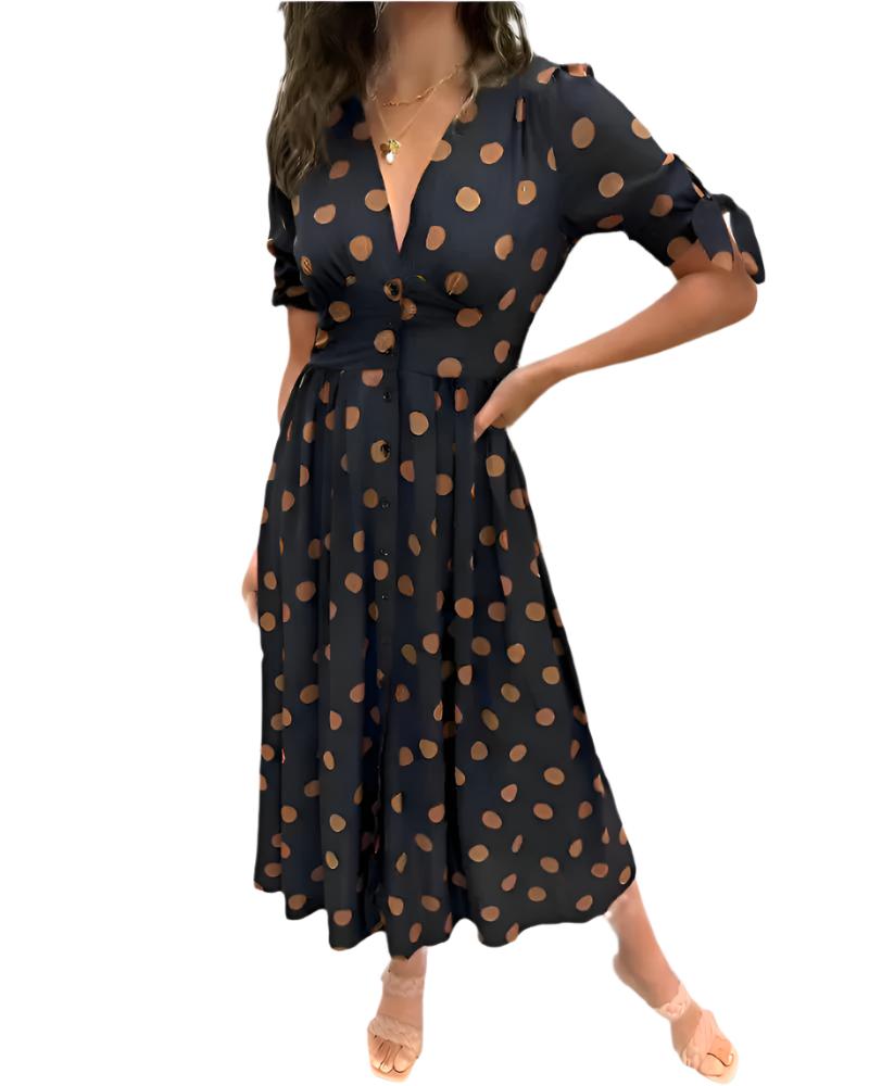 EP | Robe midi élégante en duvet
