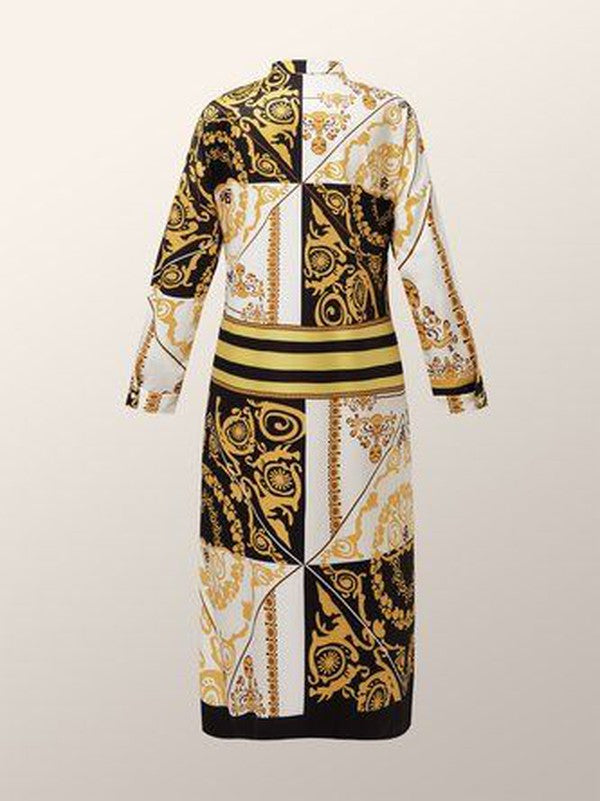 EP | Robe maxi manches longues col V Groovy