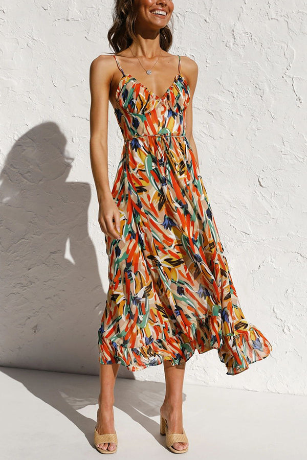 EP | Robe midi colorée de haute qualité
