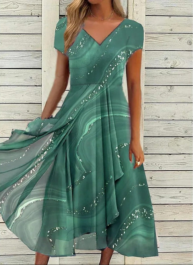 EP | Robe midi col V