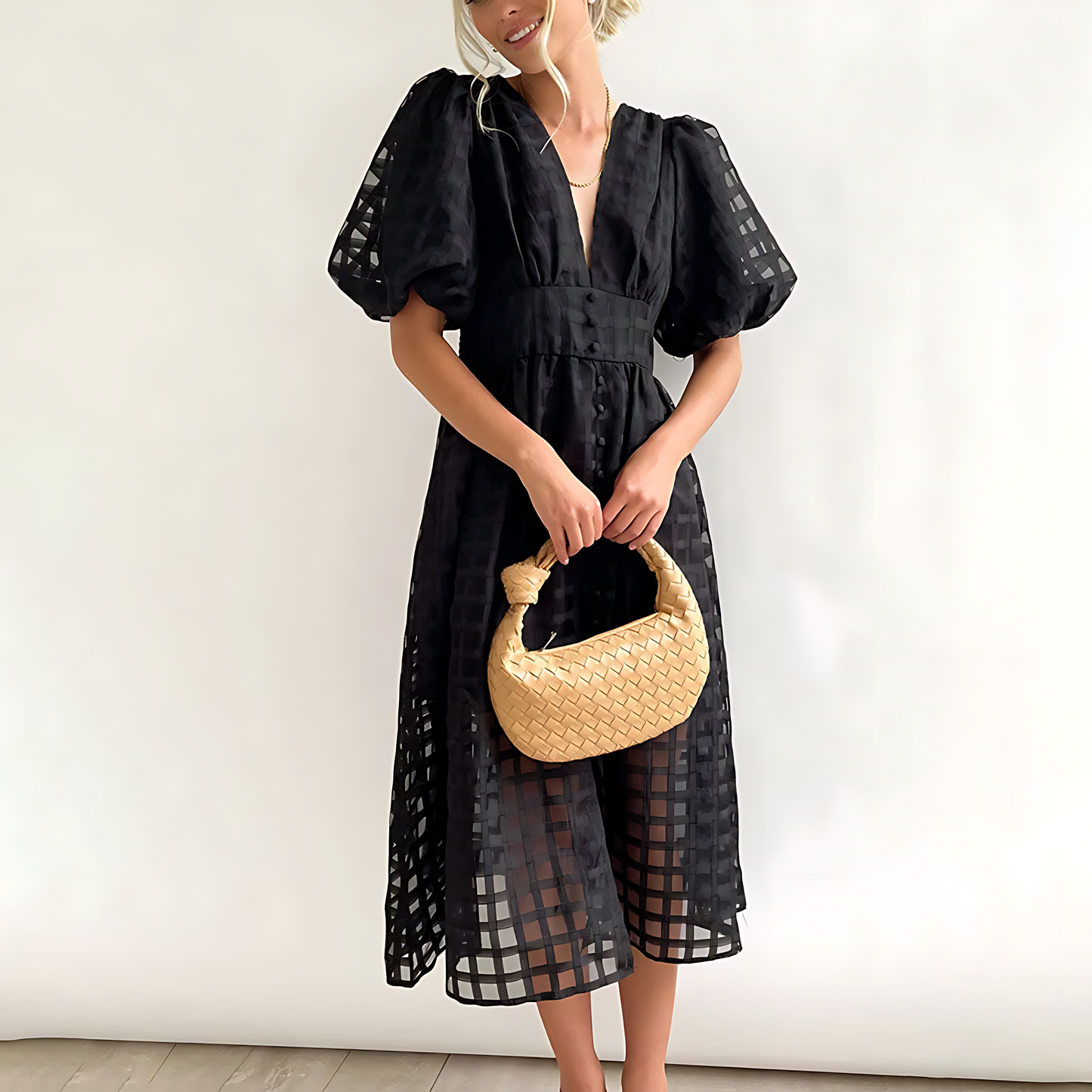 EP | Robe midi élégante