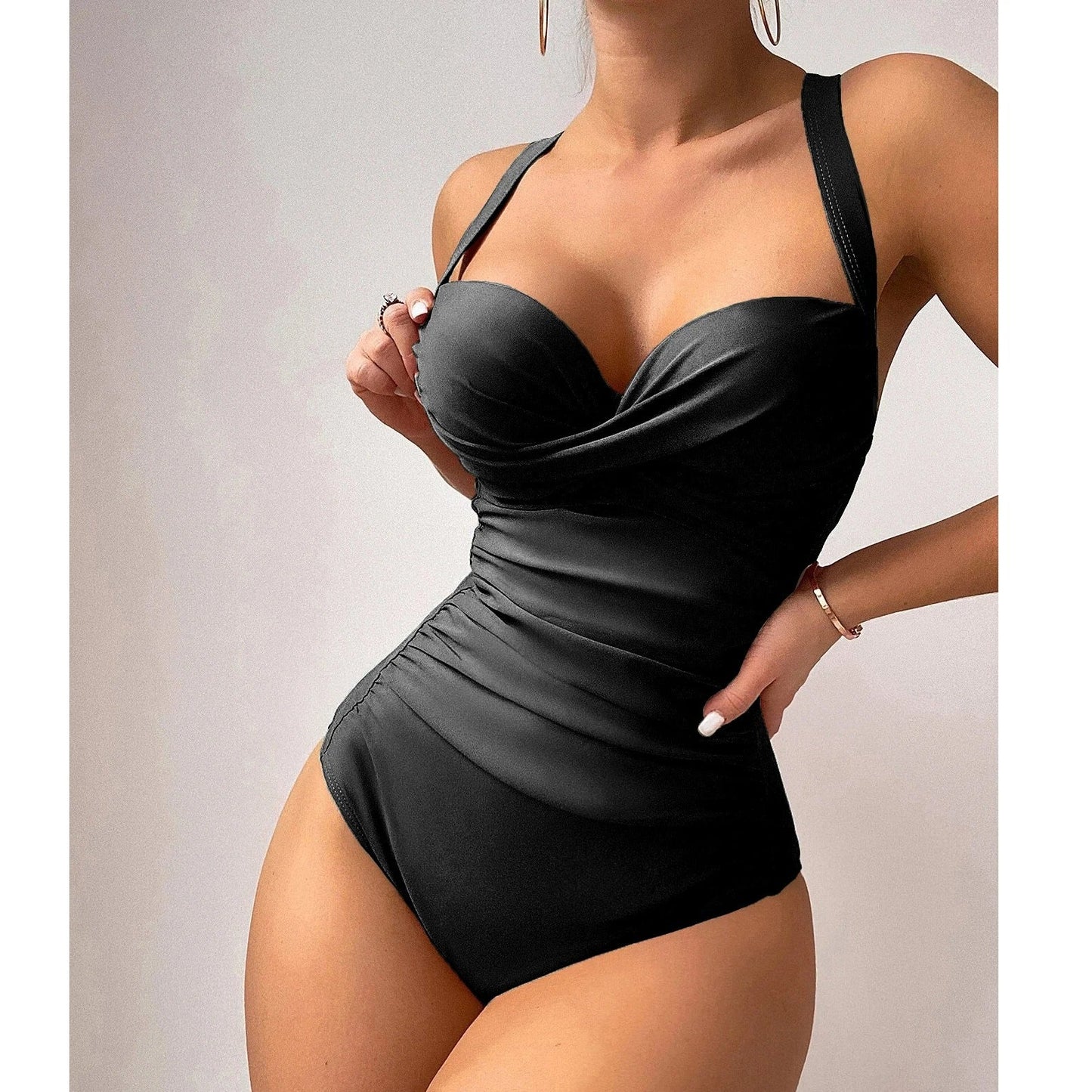 EP | Bikini une pièce avec front torsadé