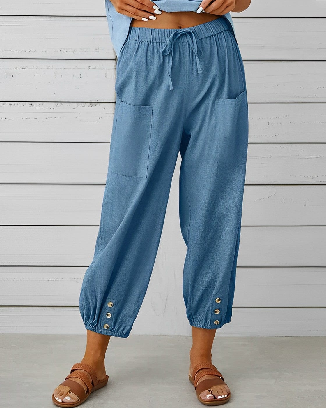 EP | Pantalons larges à taille haute