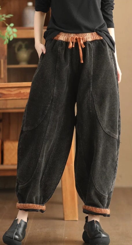 EP | Pantalon en velours côtelé mode femme