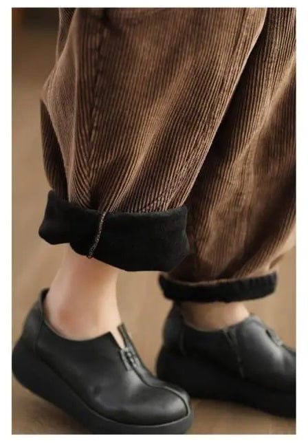EP | Pantalon en velours côtelé mode femme