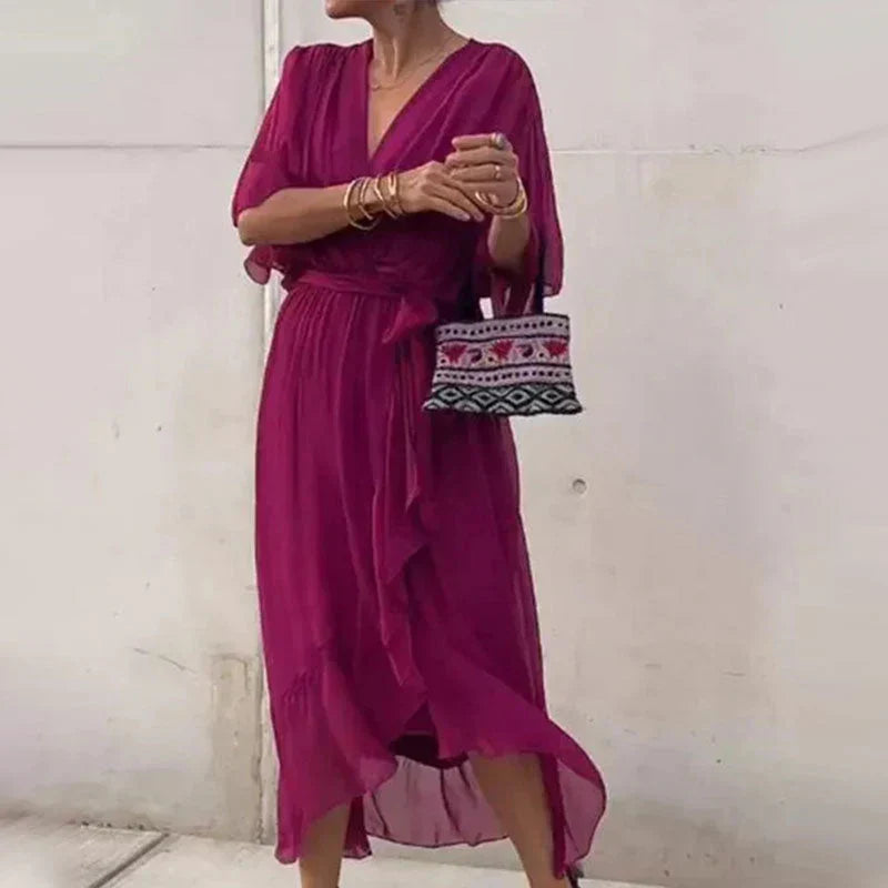 EP | Robe élégante avec décolleté en V