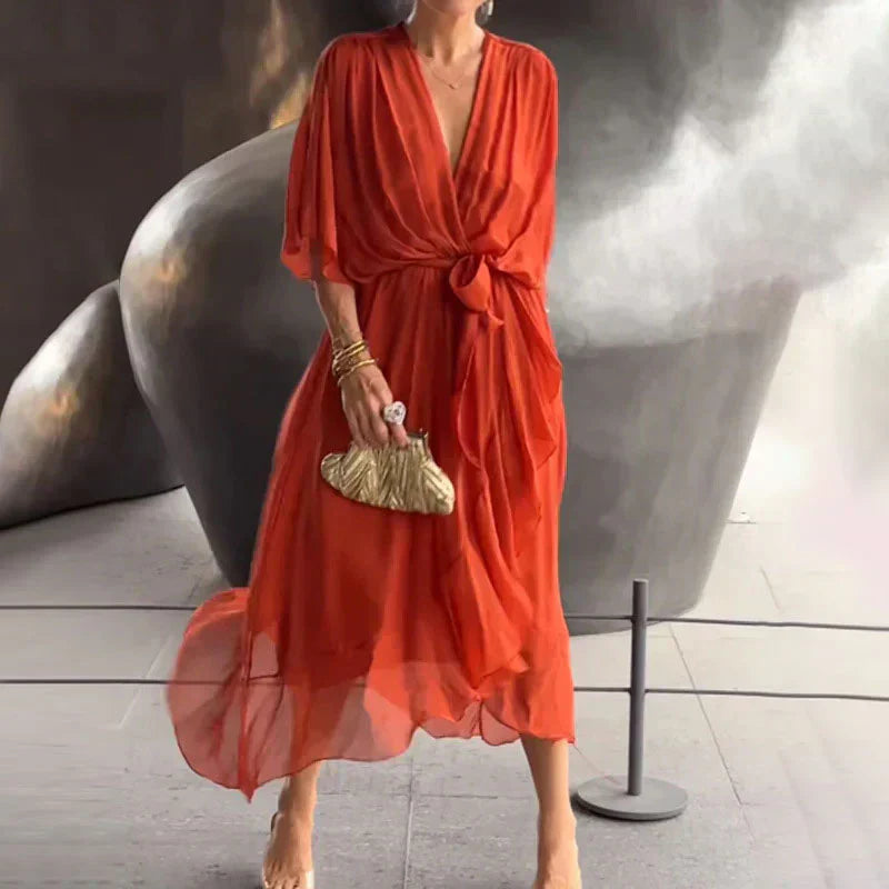 EP | Robe élégante avec décolleté en V
