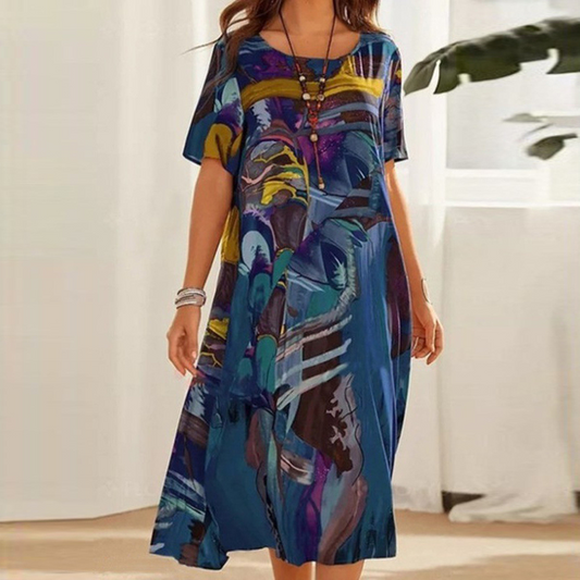 EP | Robe midi Artistic Print