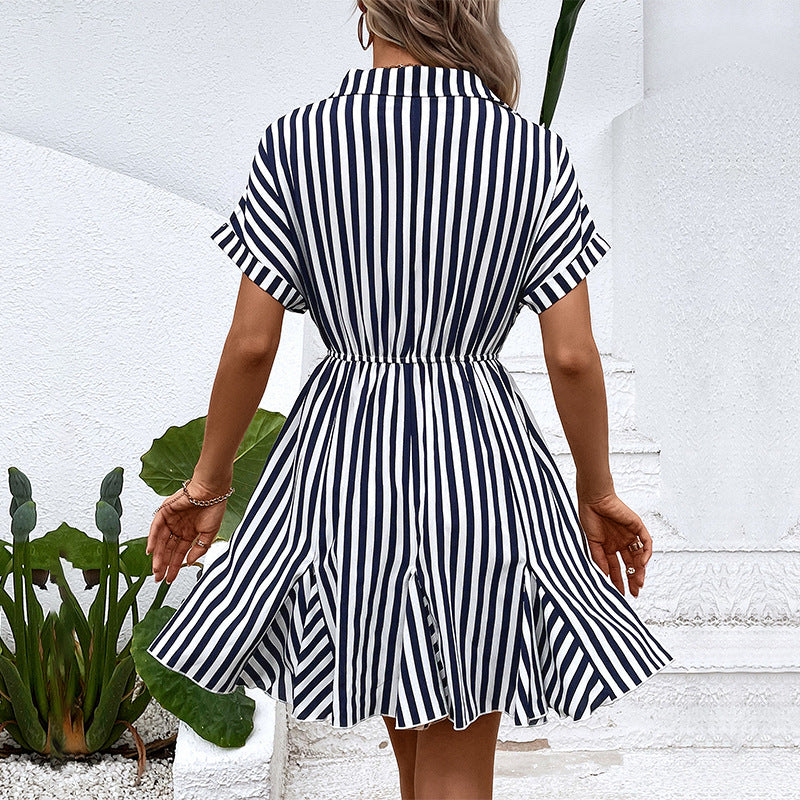 EP | Robe courte à rayures