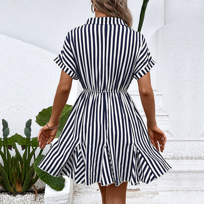 EP | Robe courte à rayures