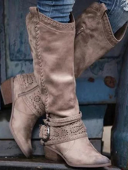EP | Bottes en cuir vintage
