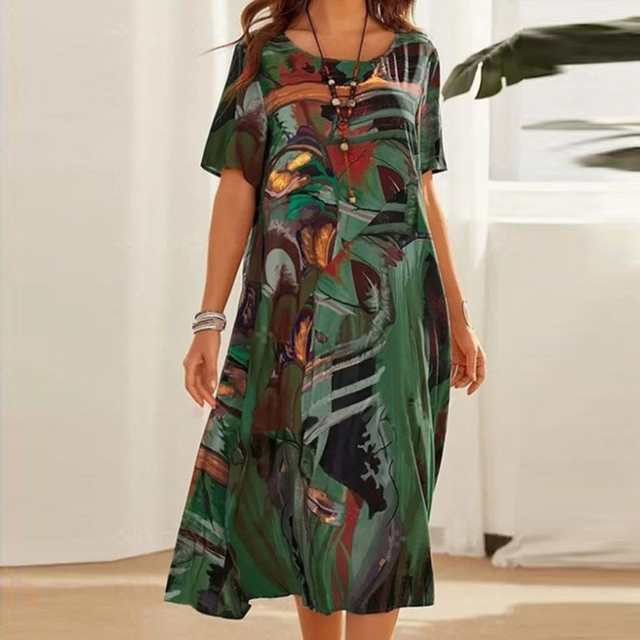 EP | Robe midi Artistic Print