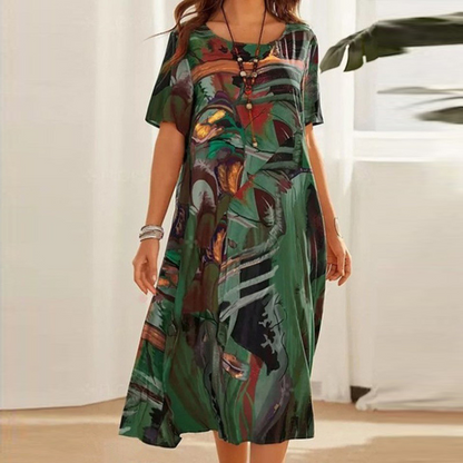 EP | Robe midi Artistic Print