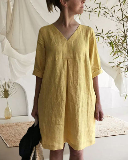 EP | Robe tunique aérée avec décolleté en V
