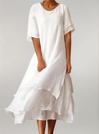 EP | Robe midi élégante en superposition pour toutes les occasions