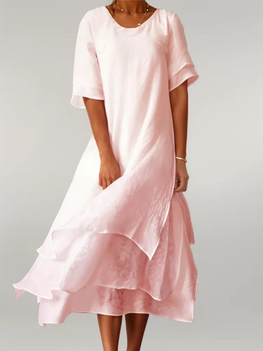 EP | Robe midi élégante en superposition pour toutes les occasions