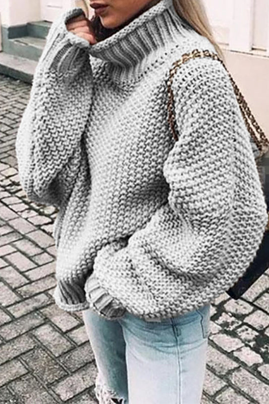 ND | Confortable pull-over Turtle-neck grande taille