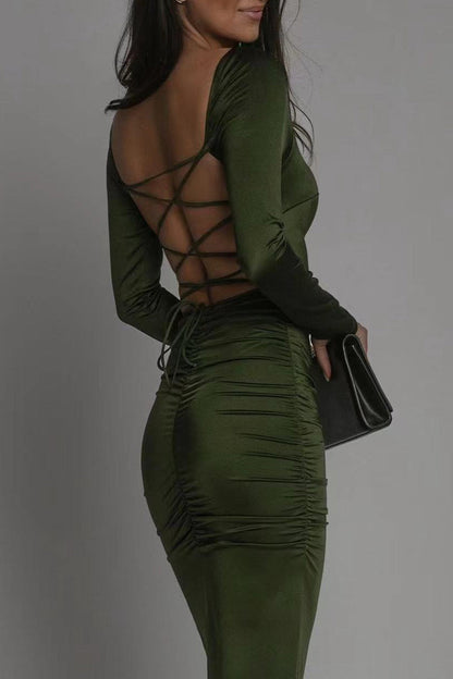 EP | Robe midi sculptante