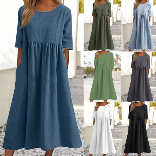 EP | Robe noire midi | Robe midi à manches longues | Robes midi pour femmes