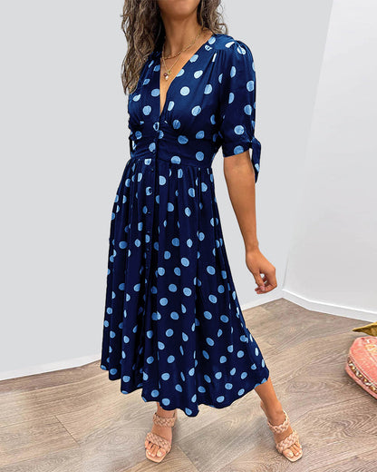 EP | Robe midi élégante en duvet