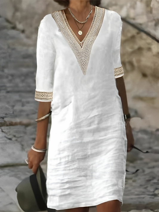 EP | Robe en coton et lin