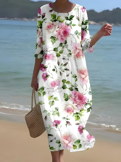 ND | Maxi robe à fleurs