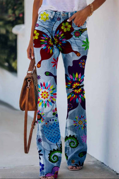 ND | Faux pantalon à pattes d'élévation imprimé