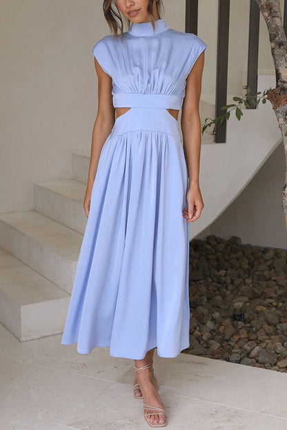 EP | Robe midi avec découpe et poches