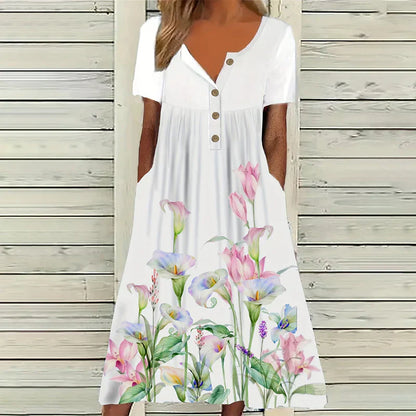 EP | Robe vintage avec imprimé floral