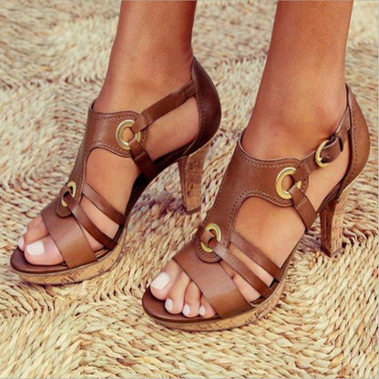 EP | | Sandales confortables à talons hauts