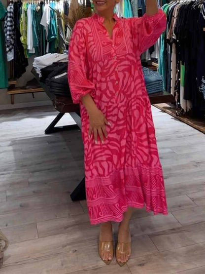 EP | Robe midi sans effort avec décolleté en V